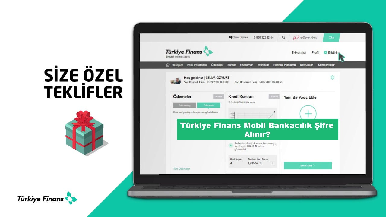 Türkiye Finans Mobil Bankacılık Şifre Nasıl Alınır?