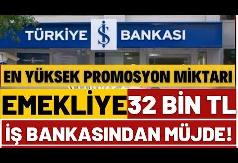 İŞ BANKASI EMEKLİLERE KASIM AYI YÜKSEK PROMOSYON KAMPANYASI #İşBankası Haberleri #isbankasi