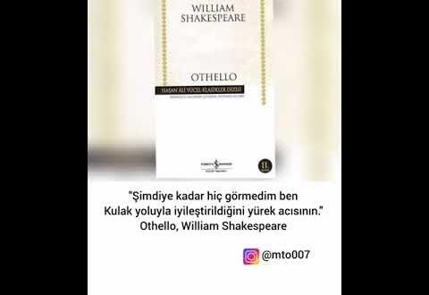 Othello, William Shakespeare, İş Bankası Kültür Yayınları, Sesli Alıntı #İşBankası Haberleri #isbankasi