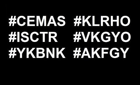 #CEMAS #KLRHO #ISCTR #VKGYO #YKBNK #AKFGY  #BORSA #HİSSE #teknikanaliz DİRENÇ DESTEK #İşBankası Haberleri #isbankasi