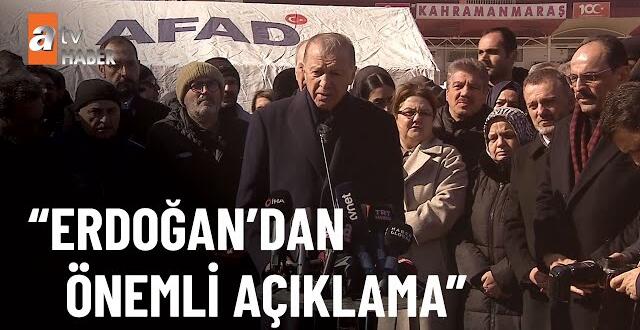 Cumhurbaşkanı Erdoğan: 1 yıl içinde 10 ilde deprem konutları yapacağız! – atv Haber 8 Şubat 2023 #mügeanlı