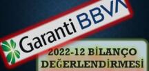 GARANTİ BANKASI  2022-12 BİLANÇO ANALİZİ #GarantiBankası #garanti Haberleri